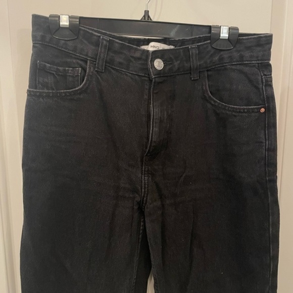 Mango High Rise Straight Leg Jeans - Picture 3 of 9